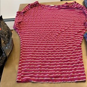 Cute striped dress! Ecoskin size xs